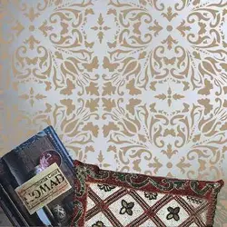 شابلون دیواری داماسک کد 574