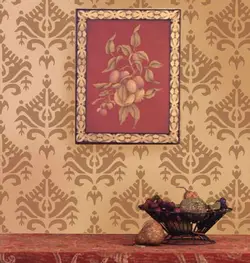 شابلون دیواری داماسک کد 525