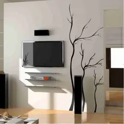 شابلون دیواری درخت کد 608