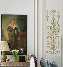 شابلون دیواری کلاسیک کد 876