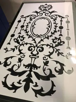 شابلون دیواری کد 581