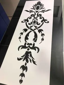 شابلون دیواری کد 552