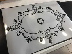 شابلون دیواری کد 566