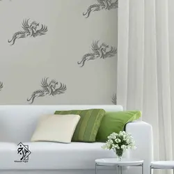 شابلون دیواری پرنده کد 319