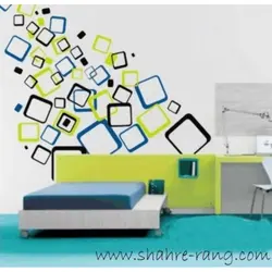 شابلون دیواری مربع کد 804