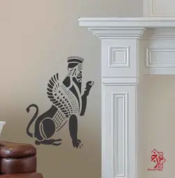 شابلون دیواری شیردال کد 512