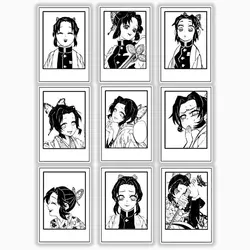 استیکر لپ تاپ و موبایل بووم طرح شیطان کش مدل هاشیرا کد mm56 مجموعه 9 عددی