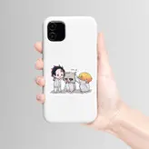 استیکر لپ تاپ و موبایل بووم طرح انیمه شیطان کش مدل گراز غمگین Innoske کد N35