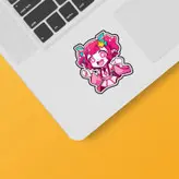 استیکر لپ تاپ و موبایل بووم طرح دختر انیمه ای کد MM58