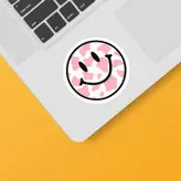 استیکر لپ تاپ و موبایل بووم طرح خنده کد mm43