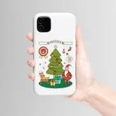 استیکر لپ تاپ و موبایل بووم طرح درخت کریسمس کد MA75