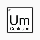 استیکر لپ تاپ و موبایل بووم طرح سردرگمی کد 131