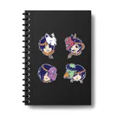 استیکر لپ تاپ و موبایل بووم طرح ژاپنی مدل نقاب کد MM50 مجموعه 4 عددی