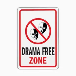 استیکر لپ تاپ و موبایل بووم طرح Drama Free کد CP43