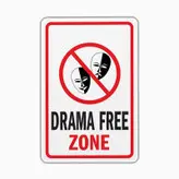 استیکر لپ تاپ و موبایل بووم طرح Drama Free کد CP43