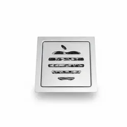 کفشور استیل مدل اپل کروم