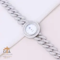 ساعت نقره زنانه ساخت تبریز برند GTA SILVER کارتیر کد 19171