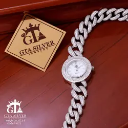 ساعت نقره زنانه ساخت تبریز برند GTA SILVER کارتیر کد 19171