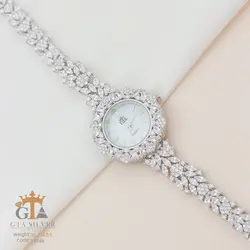 ساعت نقره زنانه مارک کوارتز ساخت GTA SILVER کد 19146