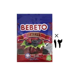 پاستیل تمشک 12 عددی ببتو Bebeto Berries