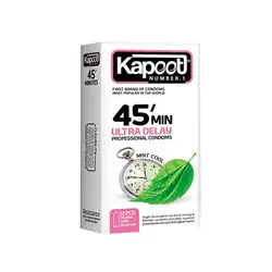 کاندوم مدل تاخیری با رایحه نعنا 12 عددی کاپوت Kapoot