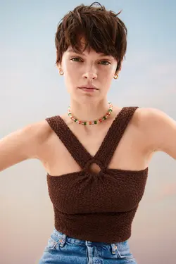 37001268 زنانه / دخترانه قهوه ای - یاری شاپ