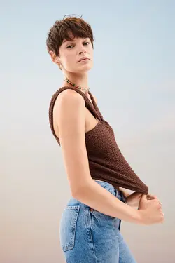 37001268 زنانه / دخترانه قهوه ای - یاری شاپ