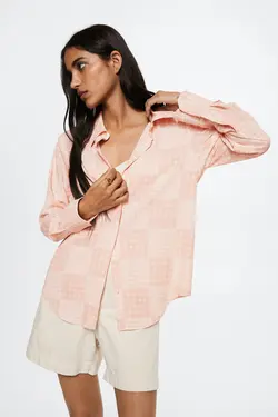 37003709 پیراهن صورتی روشن - یاری شاپ