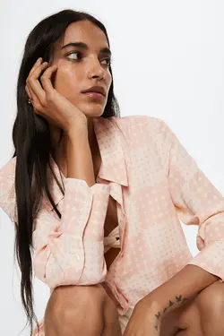 37003709 پیراهن صورتی روشن - یاری شاپ