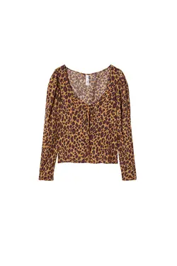 37014036 پیراهن قهوه ای - یاری شاپ