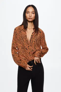 37014037 پیراهن نارنجی - یاری شاپ