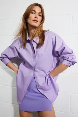 37022506 پیراهن بنفش روشن/پاستیل - یاری شاپ