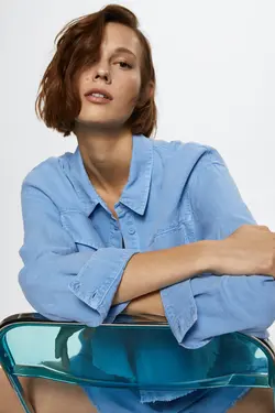 37061282 زن/دختر آبی آسمانی - یاری شاپ