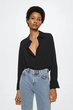 37903709 پیراهن خاکستری تیره - یاری شاپ