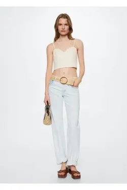 Crop Chain Bluz - یاری شاپ