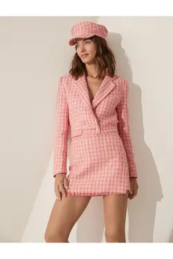 Melis Ağazat X – ژاکت تکه تکه با جزئیات - یاری شاپ