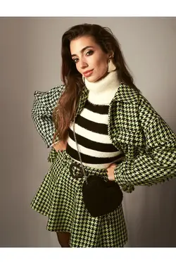 Rachel Araz X – دامن کوتاه A-Line با جزئیات کمربند - یاری شاپ