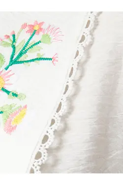 Rachel Araz X Koton – پیراهن آستین بادکنکی با یقه دوزی - یاری شاپ