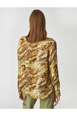 Shahika Ercümen X – پیراهن طرح دار با تم طبیعت - یاری شاپ