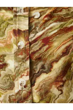 Shahika Ercümen X – پیراهن طرح دار با تم طبیعت - یاری شاپ