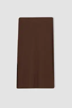 Slim Fit Basic Slit Ribbed Camisole Midi - یاری شاپ