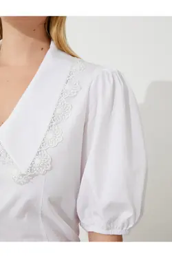 Tuba Ünsal X – پیراهن توری با ظاهر قدیمی - یاری شاپ