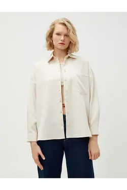 آستین بلند جیب پیراهن Relax Fit - یاری شاپ