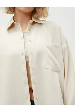 آستین بلند جیب پیراهن Relax Fit - یاری شاپ