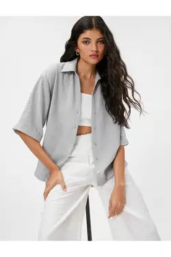 آستین کوتاه پیراهن سایز بزرگ - یاری شاپ