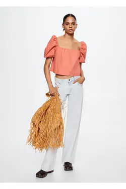 بلوز آستین بادکنکی - یاری شاپ