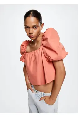 بلوز آستین بادکنکی - یاری شاپ