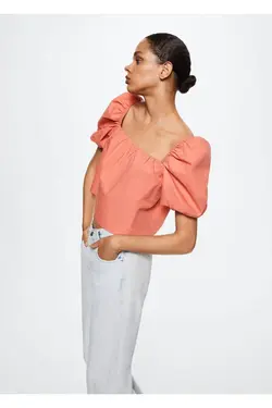 بلوز آستین بادکنکی - یاری شاپ