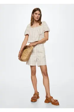 بلوز آستین بادکنکی - یاری شاپ