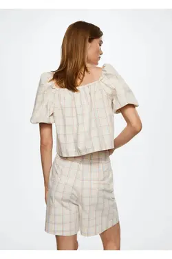 بلوز آستین بادکنکی - یاری شاپ